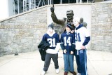 Penn State fans with Joe Pa, Penn State University
