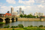 Indianapolis across the White River