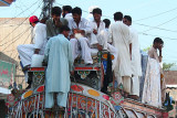 Crowded bus in Bhimber