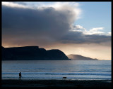 Evening walk with the dog - Keel Ireland 2005