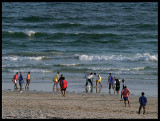 Beach football att Salalah