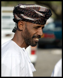 Omani man at market place