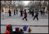 Early morning Taiji in a Beijing Park