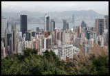 Hong Kong seen from Victoria peak