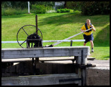 manpower opening up the canal