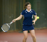 Focused on forehand