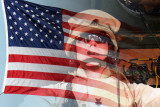 Chuck and US Flag