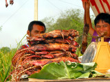 Rat Take-away Roadside at Kanchanaburi