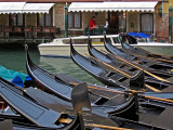 Mooring gondole in the Bacino Orseolo, closeup .. 3013