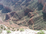 overlooking bright angel trail