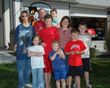 Sam with the Sherman family