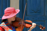 Violinist in the park