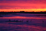 Platte River at Sunset near Kearney