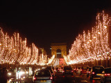Champs Elysees and Arc de Triomphe seen from La Concorde