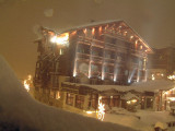 Hotel in the waves of the snowstorm - Tignes