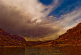 storm at  lake powell