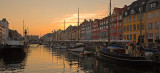 Nyhavn sunset panorama