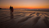 Watching the sunset at Mindil Beach Darwin