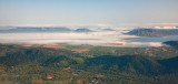 Cooktown and fog from above