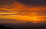 Mountain sunset cloudscape 3