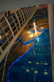 The atrium at the Jumeirah Hotel.