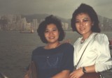 Bassie and me at the Victoria Harbour Kowloon Hong Kong