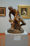 Tired Boxer - Douglas Tilden, bronze, 1892