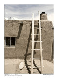 Wall with ladder