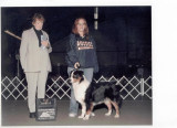 Ajax and Mandy  first akc points wheaton,Ill
