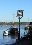 The Butt and Oyster, a well loved pub at Pin Mill