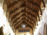Woolpit church - hammer beam roof