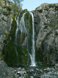 waterfall on Fisher Gill, a good cooling off spot on the descent