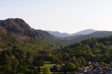 looking north from Coniston village
