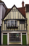 Bow window in older pub