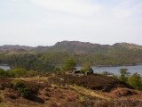 rising above Loch Moidart towards Beinn Bhreac