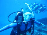 Diving off Hawaii