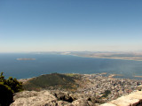 Capetown and Robben Island, view from Table Mountain