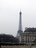 Eiffel Tower in the distance from another angle