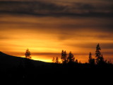 Winter Sunset in La Pine