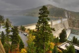 Rain and Shine at Libby Dam