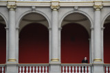 Man on Balcony