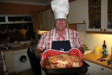 Stephen and the Turkey.JPG