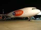 1856 7th March 06 My Travel A330 at Sharjah Airport.JPG