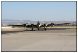 B-17 seen at the Livermore Airport