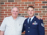 Dave  ( NKP 69-70) and son TSgt. Jon Gilchriest