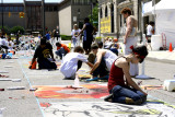 juried sidewalk chalk art show