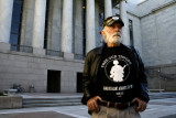 Jim Goodnow, activist/driver of the Yellow Rose Peace Bus