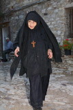 Nun in monastery Nea Moni nuna v samostanu_MG_6407-1.jpg