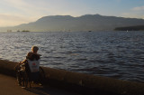 watching the action in English Bay