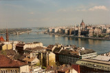 Duna (Danube) River and Pest from the Buda Hills